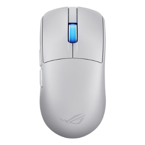 ASUS ROG Harpe II Ace, Mano destra, Ottico, RF Wireless + Bluetooth + USB Type-A, 42000 DPI, Bianco